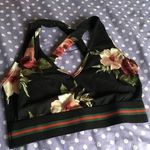 Flower crop top